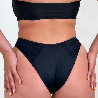 ECO Annie Ruched Brazilian Bikini Pant