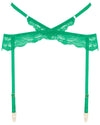 Hayley Lace Suspender With Front Ring Detail