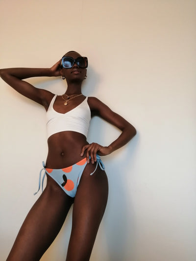 ECO Toni Plunge Oatmilk Bikini Longline