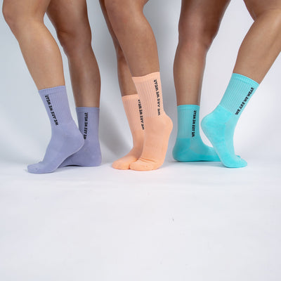 ECO 3-pack Logo Socks - Pop Colours
